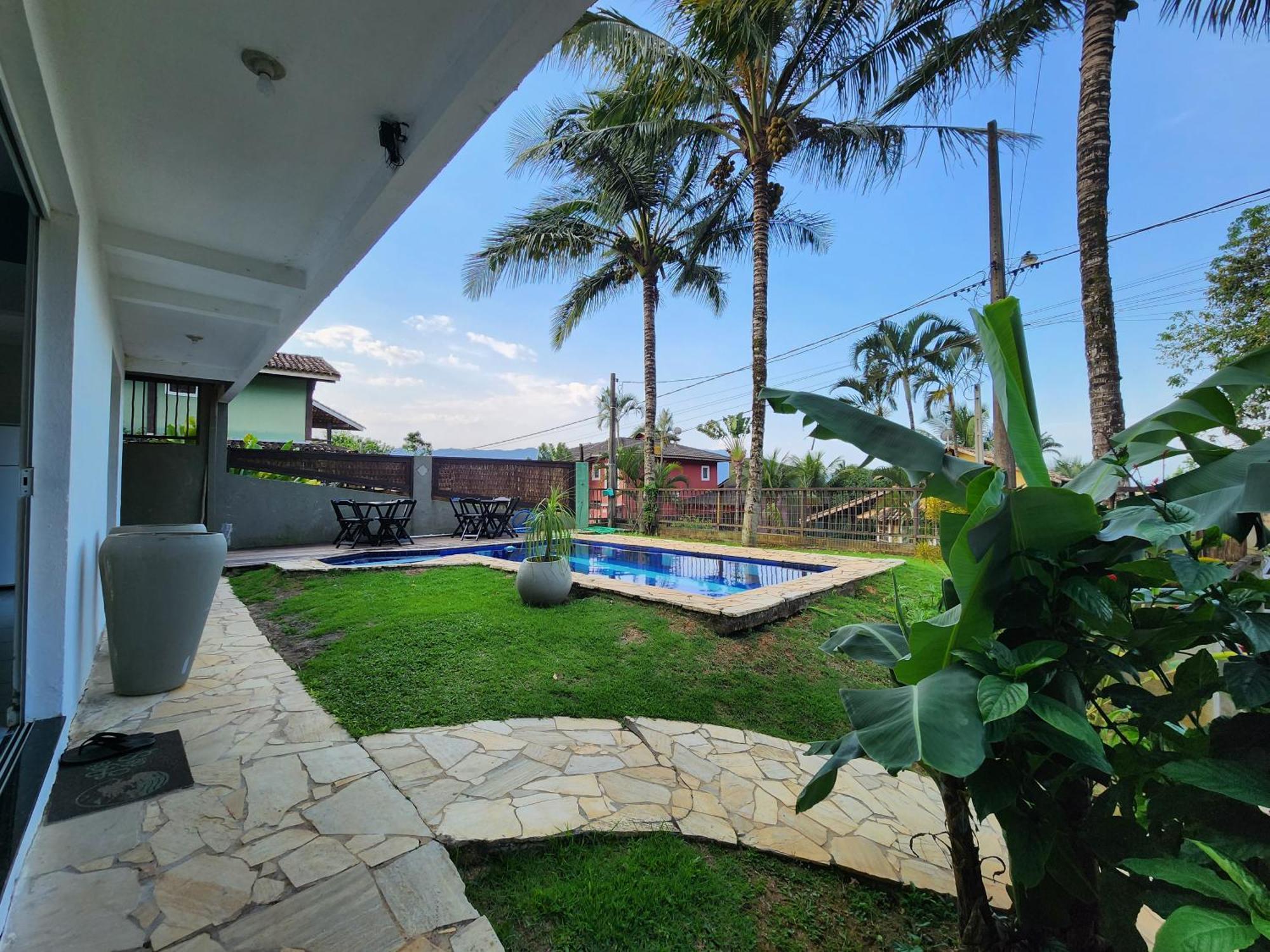 Bela Casa De 4 Suites Com Piscina E Vista - Curral Ilhabela Exterior photo