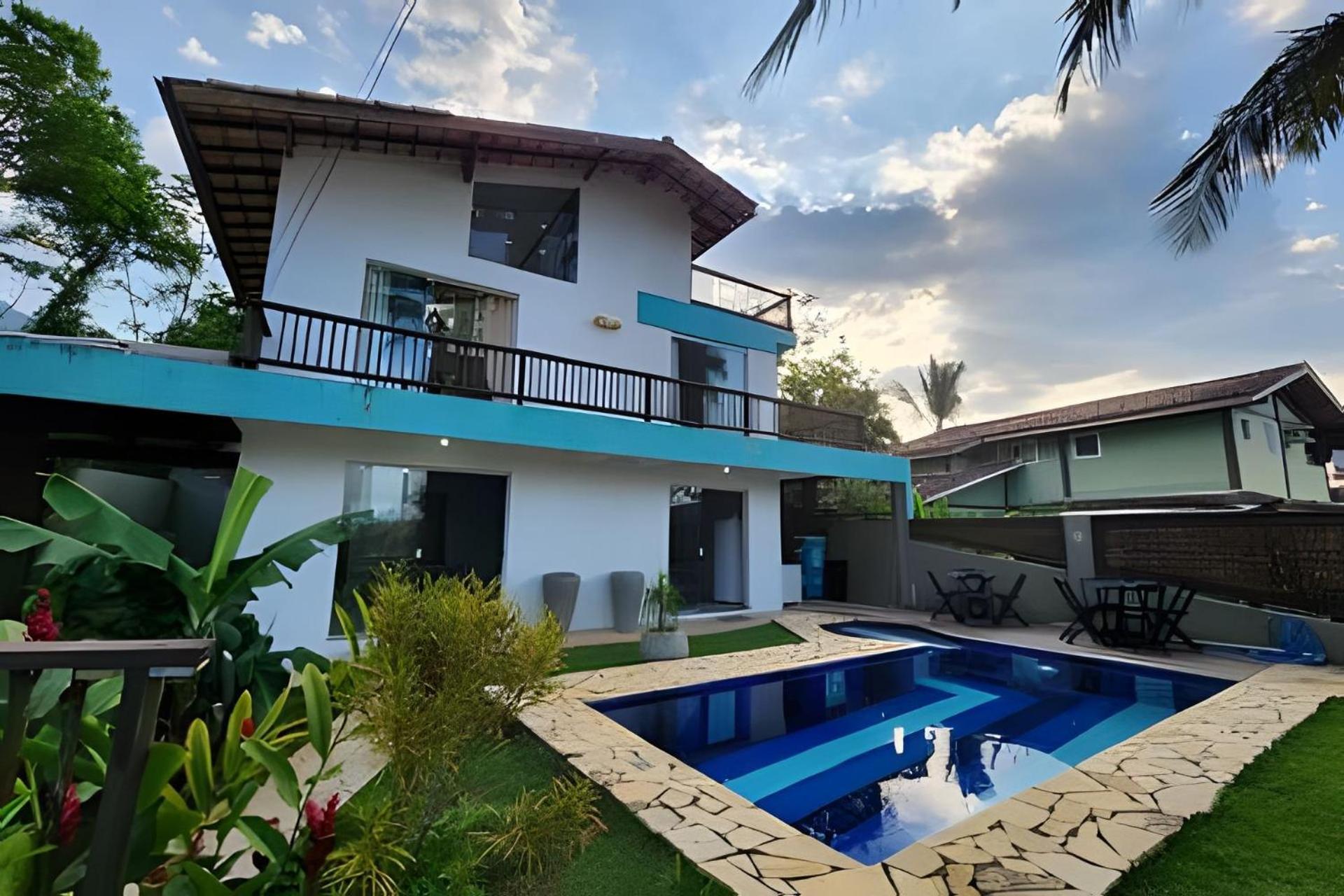 Bela Casa De 4 Suites Com Piscina E Vista - Curral Ilhabela Exterior photo