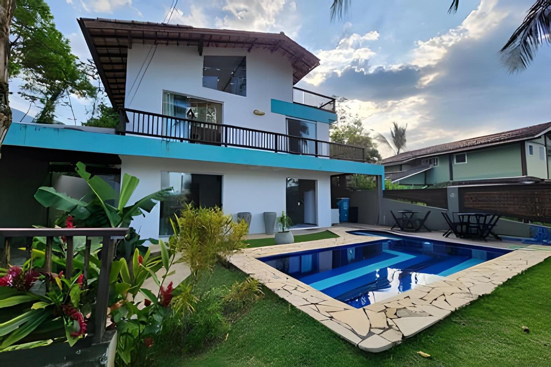 Bela Casa De 4 Suites Com Piscina E Vista - Curral Ilhabela Exterior photo
